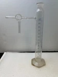 Kontes Glass Co. 250ML Graduated Cylinder W/ Buret. Fixed Price $60.00.