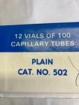 Kimble Chase 40A502 Plain Micro Capillary TUBES/12 X100 Box. Fixed Price $99.50.