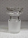 Kimble # 850400-2425. Medium Length Hex Head Hollow Glass Stopper 24/25. Fixed Price $38.00.