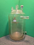 Ace Glass Liter Jacketed Pressure Vessel Max 45 Psi Reactor 5000 Ml. Fixed Price $925.00.