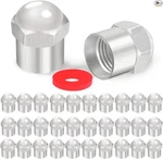 Tire Valve Stem Caps 30PACK, Non-corrosive Plastic With Leak-proof Air Rubber Se. Fixed Price $12.99.