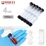 1000PCS 4ML Small Bottle Clear Glass Vials Lab Sample W/ Caps Liquid. Fixed Price $179.99.