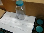 New 8-OZ 5.5" Tall Qorpak Bottle Clear Wide Mouth W/top 16189-121. Fixed Price $7.99.