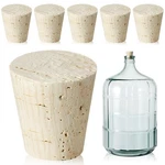 6 Pcs Carboy Cork Stopper, Glass Cap For 1, 3, 5, Gallon Water.... Fixed Price $27.81.