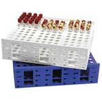 Heathrow Scientific 120113 Test Tube Rack, Polypropylene, White. Fixed Price $70.19.