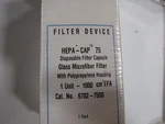 Whatman 6702-7500 Inline Filter DEVICE,60 Psi. Fixed Price $80.00.
