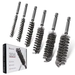 Columpro 6PCS 304 Stainless Steel Bore Brush Copper Pipe Cleaner, Twisted.... Fixed Price $18.99.