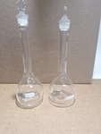 Lot Of 2 Pyrex 100 Ml Volumetric Flask With Stopper No. 5641. Fixed Price $18.00.