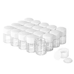 Bkmamlab 5ML Clear Glass Vial 20PCS With White Screw Cap And Inner Plug. Fixed Price $17.38.