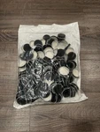 Screw Caps 144 -38/400 Black Metal Fits Half Growlers, One Gallon Jugs. Fixed Price $50.40.