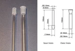 Fused Quartz Ground Joints, Type 14/23, And Female, 5 Pairs, Free Shipping. Fixed Price $79.99.