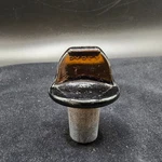 Vintage Pyrex Amber Glass Stopper Ts 19 Standard Taper Apothecary Lab Bottle. Fixed Price $14.99.