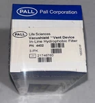 New 3 Pack Pall Corporation Vacushield 4402 Vent Device With Ptfe Sealed. Fixed Price $20.00.