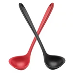 Armrouns 12" Silicone Ladle Spoon Set Of 2, Long Handle Inch, Black/red. Fixed Price $14.76.