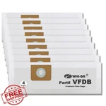 Vfdb Dust Bags For 4 Gallon Vacuums, 9 Pack, Fits Master. Fixed Price $32.99.