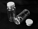 Lot Of 215 New Small 10 Ml Glass Bottles, Jars, Vials With Secure Rubber Lids!. Fixed Price $36.99.