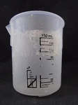 Nalgene Plastic Polypropylene Pp 150ML Low-form Pourout Graduated Griffin Beaker. Fixed Price $7.09.