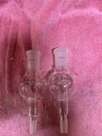 New Chemglass Rotary Evaporator Bump Trap 100ML 24/10 Top 14/20 Lower CG-132101. Fixed Price $100.00.