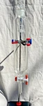 Lab Glass Kimax 500ML Addition Funnel #27 Ground Stopper W/ Ptfe Stopcock. Fixed Price $40.00.