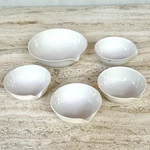 Lot Of 5 Coors Lab Porcelain Standard Evaporating Dishes/bowls. Fixed Price $12.95.