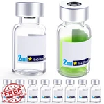 Zhanxubio Sterile Empty Vials 10PC 2ML Self Healing Port Aluminum Cap. Fixed Price $20.00.