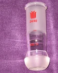 Kemtech America Synthware Adapter: 24/40 Joint To 35/20 Ball Socket #14. Fixed Price $88.00.