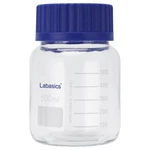 Round Storage Bottle With GL80 Screw Cap, Premium Glass Wide Mouth Reagent Bo.... Fixed Price $20.37.