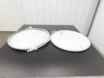 Uline H-1593 Replacement Steel Lid 55 Gallon Drum Bolt Ring Seal White Lot Of 2. Fixed Price $119.99.