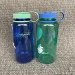 2X Lot Nalgene 32OZ Wide Mouth Water Bottle Light Blue Green Bpa Free. Fixed Price $15.99.