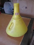 Nos National Spencer 9" Heavy Duty Polyethylene Yellow Funnel W/ Screen NS761. Fixed Price $9.99.