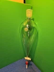 Chemglass 2L Squibb Funnel 6MM Stpk GL-18 45/50 Detachable Tfe Drip CG-1744-34. Fixed Price $215.00.
