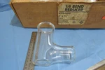 Nos Kimax 6518-2015 Quarter Bend Reducer 2" 1.5" Glass Drain Line Pipe Fitting. Fixed Price $29.95.
