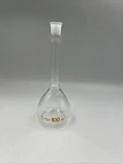 Kimble Kimax 100ML Glass Volumetric Flask Snap Cap Type, 542. Fixed Price $13.96.
