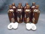 Lab 4OZ 120ML Amber Glass Narrow Mouth Round Solution Bottle Screw Cap 8/PK. Fixed Price $33.99.
