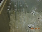 (1) Kimble 2015S-50 Glass Cream Test Bottle 6-1/2" Tall. Fixed Price $15.00.