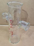 O-i/schott Kimax 6522-3015, 3" 1-1/2" Double Sanitary Tee Glass Pipe Fitting. Fixed Price $49.99.