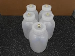 Lot Of 5 X Bel-art Scienceware Mason Jar Wide Mouth W/ Cpc Quick Connect. Fixed Price $59.99.
