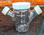 Bnew Wheaton 500ML Magna Flex Microcarrier Spinner Lab Flask 45MM 3 Screw Caps. Fixed Price $280.00.