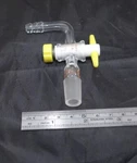 Kimble Kontes Right Angle Inlet Flow Control Adapter 14/20 Inner/m, Narrow-bore. Fixed Price $28.54.