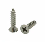 #6 X 3/4" Flat Head 304 Stainless Phillips Wood Screws, 100 Qty (BCP18). Fixed Price $11.75.