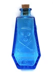 Vintage Wheaton Bottle 3" Peacock Blue Poison, Coffin, R.i.p.. Fixed Price $38.00.