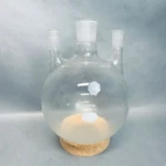Corning Pyrex Round Bottom Flask 3 Neck Heavy Wall 5L Cn 45/50 Sn 24/40. Fixed Price $500.00.