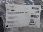 Thermo Scientific 3467-11 Screw Cap Micro Tubes Qty 500 1.5ML Knurl Skirted. Fixed Price $74.99.