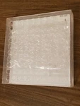 Dynalon 159545-2 Acrylic Lab Sample Cup 100 Place Rack 8.25" X W 1.5" H. Fixed Price $287.36.