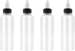 Xysmzm 4 Pcs Dispensing Bottles, 5OZ Plastic Boston Squeeze With.... Fixed Price $12.40.