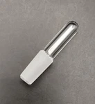 10MM Clear Glass Male Ground Joint Stopper Plug. Fixed Price $8.25.