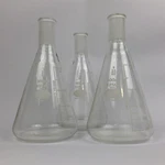 3 Kimble Kimax 26510 500ML Narrow Mouth Graduated Erlenmeyer Flasks Lab Glass. Fixed Price $30.00.