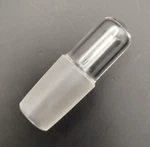 19MM Clear Glass Male Ground Joint Stopper Plug. Fixed Price $8.25.