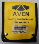 Aven 18473 Tweezer Set 5 Pieces. Fixed Price $20.00.
