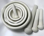 Mortar Pestle Set Porcelain Glass Lab Kitchen Pharmacy Spice Herb Pill Crusher. Fixed Price $47.70.